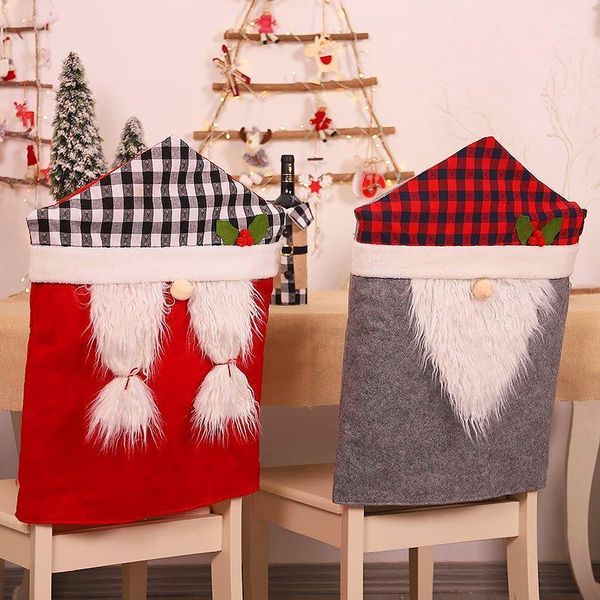 christmas decorations forest man chair cover dining table dressing party & holiday decorations b1