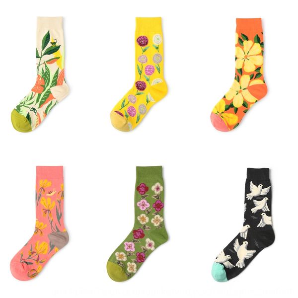 spring autumn cotton breathable color spring and autumn breathable trend flower socks men's and women's long tube high help korean, Black
spring autumn cotton breathable color spring and autumn breathable trend flower socks men's and women's long tube high help korean, Black