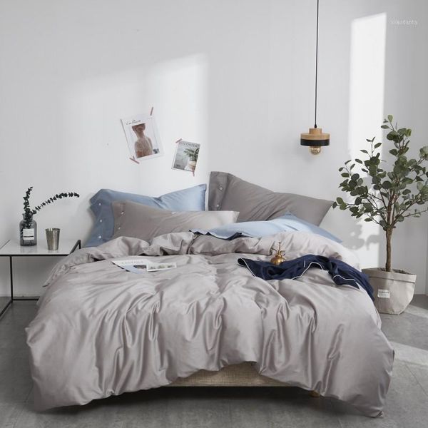 king size duvet cover set plain solid silver grey color bedding sets 4pcs 100% cotton bed linen sateen sheets home decor1
king size duvet cover set plain solid silver grey color bedding sets 4pcs 100% cotton bed linen sateen sheets home decor1