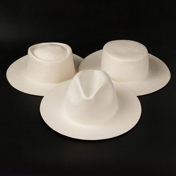 new white wide brim beach hats men ladies fedora derby church dress hat fine braid sun cap summer straw hat base t200602, Blue;gray
new white wide brim beach hats men ladies fedora derby church dress hat fine braid sun cap summer straw hat base t200602, Blue;gray