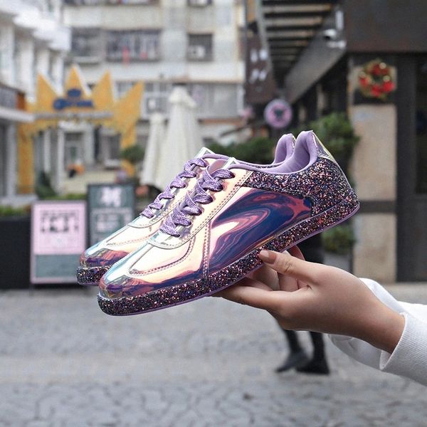 fashion dazzle sneakers women flats shoes casual woman walking shoes outdoor lace-up gold glitter ladies shoes zapatos mujer #tb9i
fashion dazzle sneakers women flats shoes casual woman walking shoes outdoor lace-up gold glitter ladies shoes zapatos mujer #tb9i