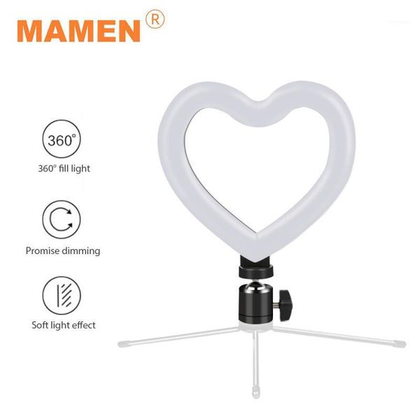 flash heads mamen dimmable pography lighting 3000-5000k led heart-shaped light with usb plug for camera phone po vide1
flash heads mamen dimmable pography lighting 3000-5000k led heart-shaped light with usb plug for camera phone po vide1