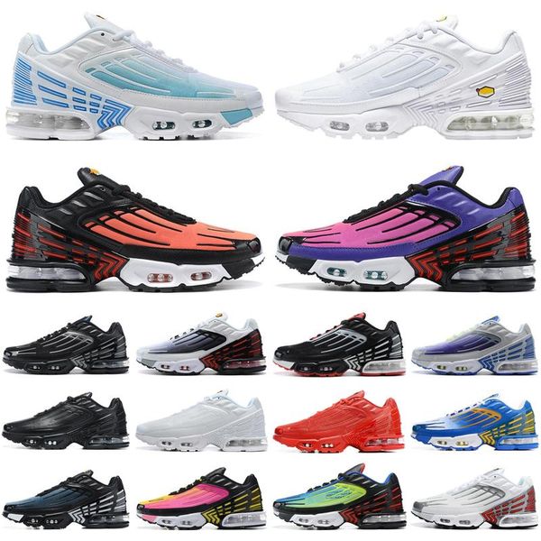 2020 new tuned tn plus 3 mens trainers tn 3 women mens running shoes white laser blue black red sports sneakers
2020 new tuned tn plus 3 mens trainers tn 3 women mens running shoes white laser blue black red sports sneakers