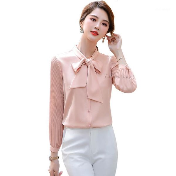 women's blouses & shirts arrival ladies bow collar women elegant office design long sleeve shirt size s-5xl blue white pink1
women's blouses & shirts arrival ladies bow collar women elegant office design long sleeve shirt size s-5xl blue white pink1