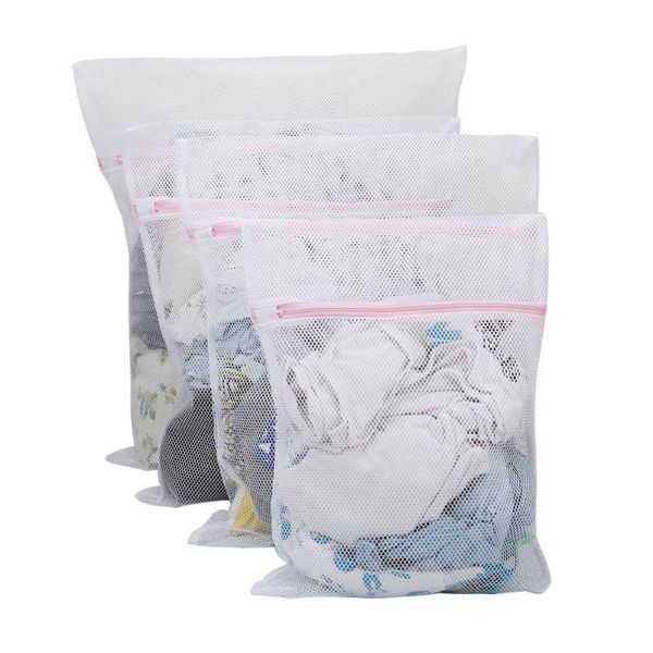 new large net washing bag, set of 4 durable coarse mesh laundry bag with zip closure for clothes, delicates
new large net washing bag, set of 4 durable coarse mesh laundry bag with zip closure for clothes, delicates