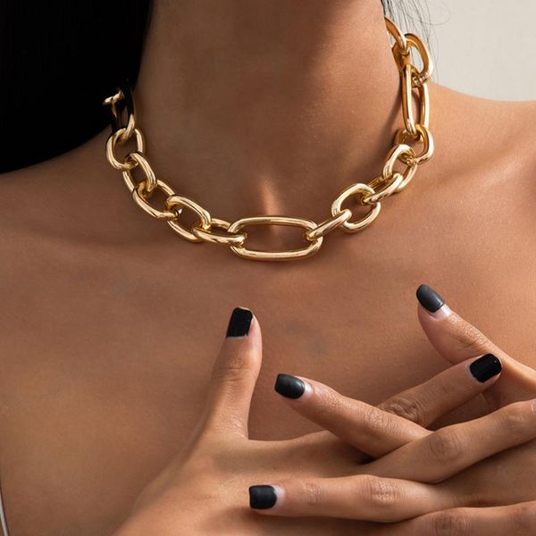 chokers lacteo steampunk cross chain choker unusual necklace for women 2021 fashion trendy gold color aluminum jewelry, Golden;silver
chokers lacteo steampunk cross chain choker unusual necklace for women 2021 fashion trendy gold color aluminum jewelry, Golden;silver