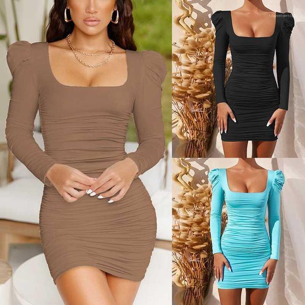 casual dresses 2021 fashion square collar solid color long sleeve mini dress women winter bodycon1, Black;gray
casual dresses 2021 fashion square collar solid color long sleeve mini dress women winter bodycon1, Black;gray