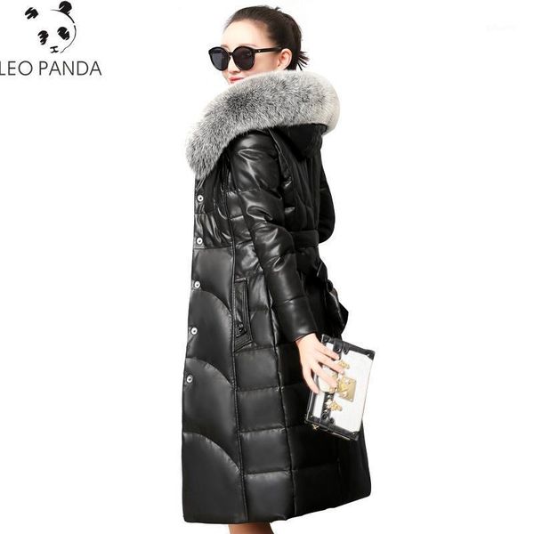 winter real sheepskin down jacket women natural fur hooded belt slim genuine leather white duck down coat female plus size1, Black
winter real sheepskin down jacket women natural fur hooded belt slim genuine leather white duck down coat female plus size1, Black