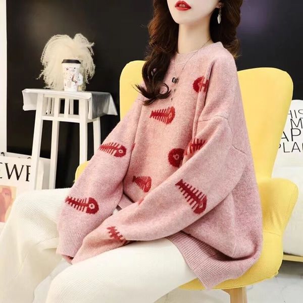 mori sweet sweater woman languid wind new pullover pulloversweater pullover loose crew neck korean knitted bottoming shirt for autumn winter, White;black
mori sweet sweater woman languid wind new pullover pulloversweater pullover loose crew neck korean knitted bottoming shirt for autumn winter, White;black