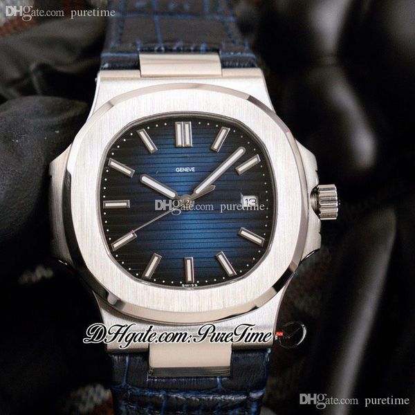 40mm 5711 cal a324 automatic mens watch steel case d-blue textured dial silver white stick markers leather strap watches 2022 puretime g20a1, Slivery;brown
40mm 5711 cal a324 automatic mens watch steel case d-blue textured dial silver white stick markers leather strap watches 2022 puretime g20a1, Slivery;brown