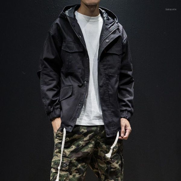 streetwear harajuku bomber tactical jacket men hooded army jacket fashion outerwear coat hip hop hoodies korean style clothing1, Black;brown
streetwear harajuku bomber tactical jacket men hooded army jacket fashion outerwear coat hip hop hoodies korean style clothing1, Black;brown
