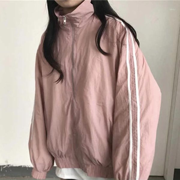 new jackets women hip hop loose couple clothes zipper harajuku pockets ulzzang korean style womens windproof womens jacket1, Black;brown
new jackets women hip hop loose couple clothes zipper harajuku pockets ulzzang korean style womens windproof womens jacket1, Black;brown