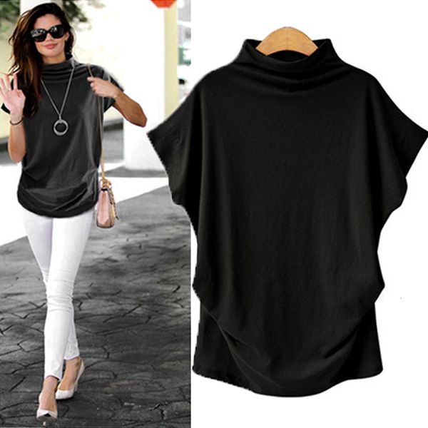 women's high collar short-sleeved 2020 ladies cotton solid color casual fashion shirt t-shirt large size, White
women's high collar short-sleeved 2020 ladies cotton solid color casual fashion shirt t-shirt large size, White