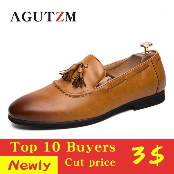 dress shoes casual men slip on italian style leather loafers flat tassel party/bussing plus size 38-46 trend male formal shoes1, Black
dress shoes casual men slip on italian style leather loafers flat tassel party/bussing plus size 38-46 trend male formal shoes1, Black