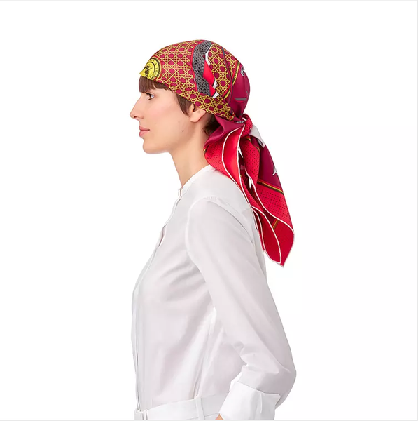 scarves 100 silk scarf women carriage print luxury foulard square hijab ladies shawl wrap muffler pareo female, Blue;gray
scarves 100 silk scarf women carriage print luxury foulard square hijab ladies shawl wrap muffler pareo female, Blue;gray
