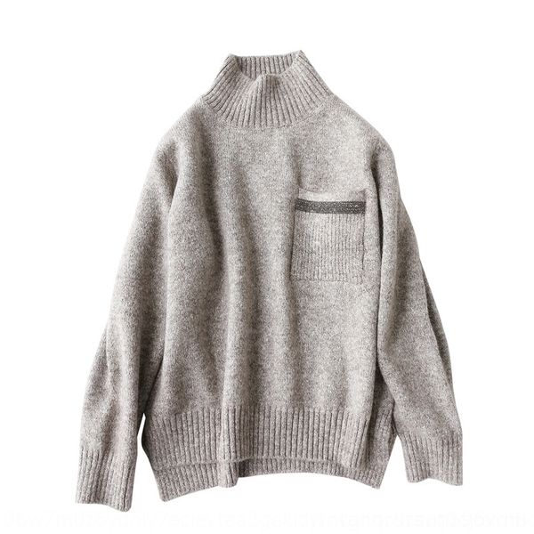 l6lm4 lazy style tibetan meat slimming half-high collar with flower color pullover single pullover wool knitted sweater beaded beaded pocket, White;black
l6lm4 lazy style tibetan meat slimming half-high collar with flower color pullover single pullover wool knitted sweater beaded beaded pocket, White;black