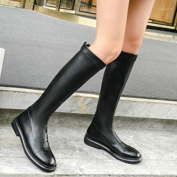 boots eshtonshero fashion genuine leather round toe square low heel black knee high lace up woman shoes boot size 3-81
boots eshtonshero fashion genuine leather round toe square low heel black knee high lace up woman shoes boot size 3-81