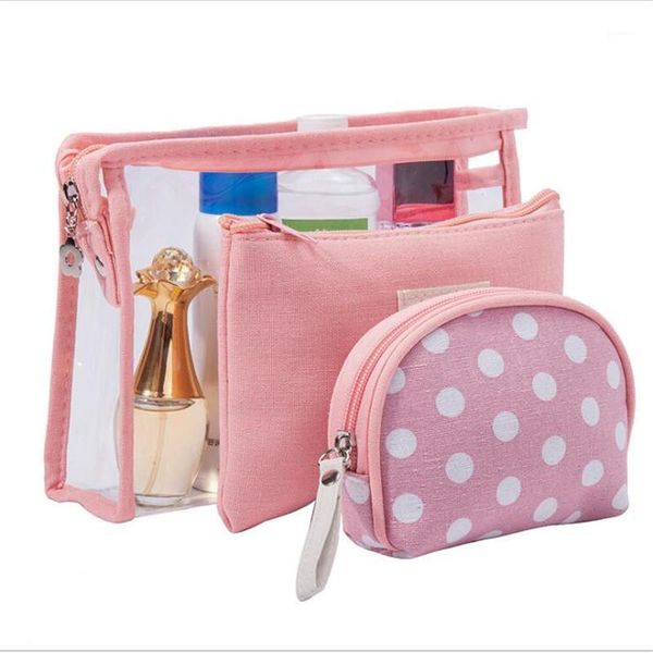 useful transparent cosmetic bag women waterproof travel portable make up bag dot printed travel toiletry portable wash kit1
useful transparent cosmetic bag women waterproof travel portable make up bag dot printed travel toiletry portable wash kit1