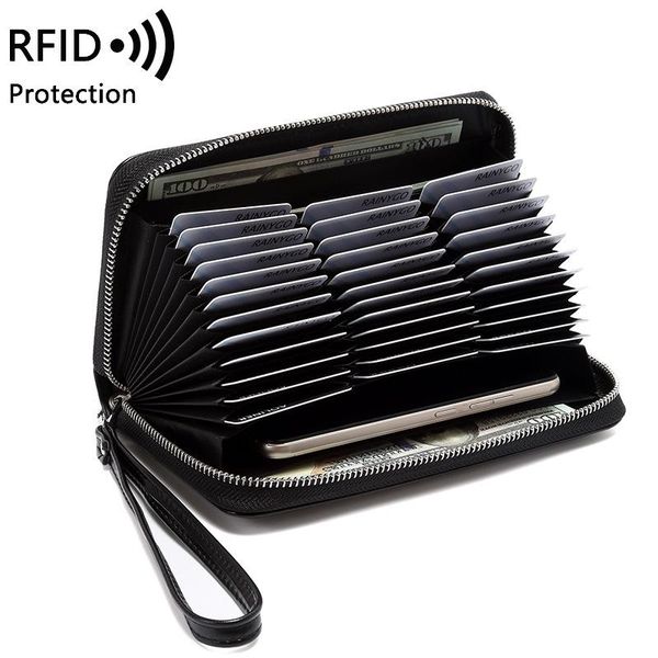 card holders style organ wallet large men's women's case multi-functional rfid long, Brown;gray
card holders style organ wallet large men's women's case multi-functional rfid long, Brown;gray