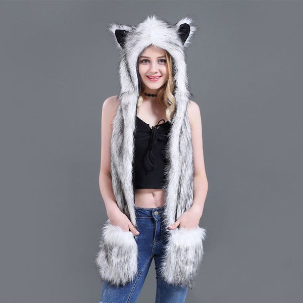 beanie/skull caps women causal faux fur funny cap cartoon animal plush beanie fleece autumn winter warm comfortable cute hooded earmuff hats, Blue;gray
beanie/skull caps women causal faux fur funny cap cartoon animal plush beanie fleece autumn winter warm comfortable cute hooded earmuff hats, Blue;gray