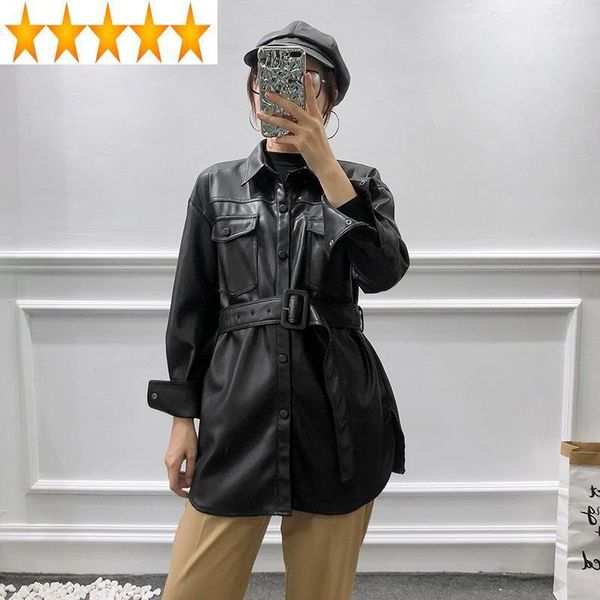 jacket women spring 2021 autumn pu coat female korean clothes faux leather jackets abrigo mujer kj47661, Black
jacket women spring 2021 autumn pu coat female korean clothes faux leather jackets abrigo mujer kj47661, Black