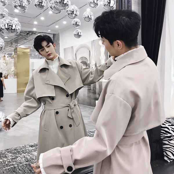 2021 New Folgado Pierced Mid-long Korean Style Men's Jacket Popular in Fall. S5C7, Tan;black
2021 New Folgado Pierced Mid-long Korean Style Men's Jacket Popular in Fall. S5C7, Tan;black