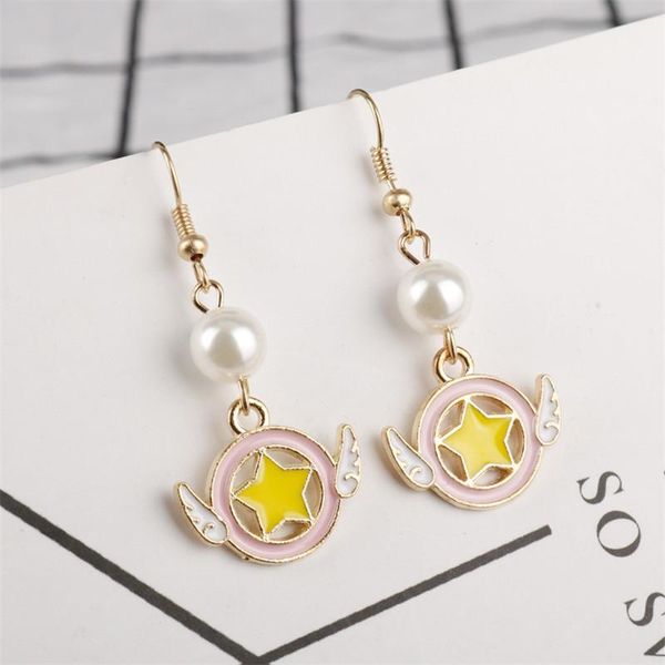 linmouge anime sailor moon earrings for women fashion cute steel dangle pendant pearl female girl's party jewelry ef140, Silver
linmouge anime sailor moon earrings for women fashion cute steel dangle pendant pearl female girl's party jewelry ef140, Silver