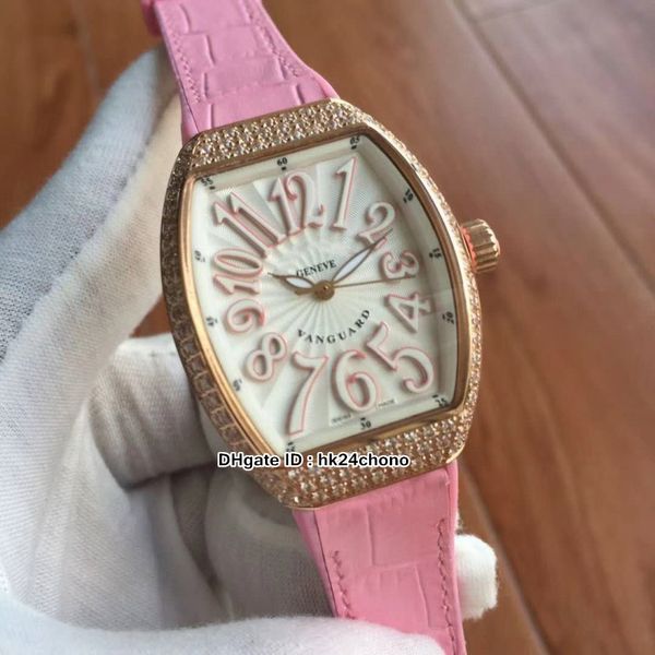 vanguard 33mm diamond bezel v 32 sc at fo d (rs) ladies'collection womens quartz watches pink leather/rubber strap ladies dress watches, Slivery;brown
vanguard 33mm diamond bezel v 32 sc at fo d (rs) ladies'collection womens quartz watches pink leather/rubber strap ladies dress watches, Slivery;brown