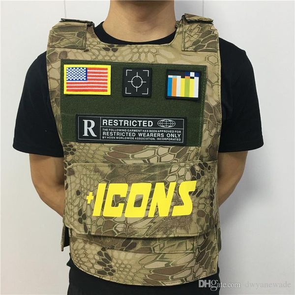 2020 men's fashion designer vest retro printed motorcycle vest fashion pocket vest bundy backpack men's model many colors are avai, Black;white
2020 men's fashion designer vest retro printed motorcycle vest fashion pocket vest bundy backpack men's model many colors are avai, Black;white
