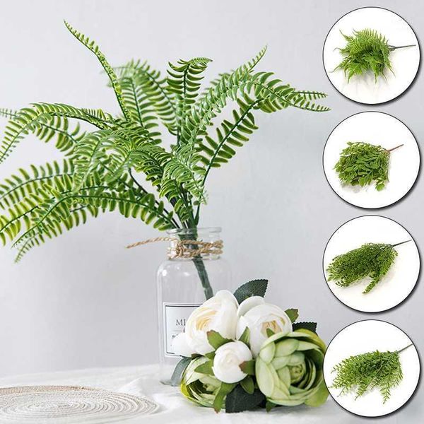 artificial flower leaves plants 7 fork fake plastic persian grass simulation fern green plant for home office table decoration1
artificial flower leaves plants 7 fork fake plastic persian grass simulation fern green plant for home office table decoration1