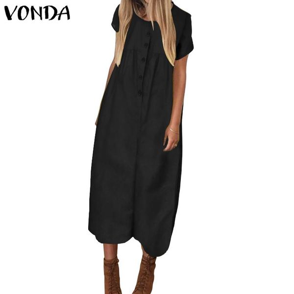 vonda casual rompers women jumpsuits 2020 vintage short sleeve calf-length playsuit wide leg pants plus size overall trousers, Black;white
vonda casual rompers women jumpsuits 2020 vintage short sleeve calf-length playsuit wide leg pants plus size overall trousers, Black;white