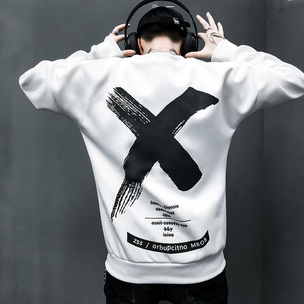autumn spring hip hop x printed hoodies sweatshirts men korean harajuku bf oversized hoodie 201021, Black
autumn spring hip hop x printed hoodies sweatshirts men korean harajuku bf oversized hoodie 201021, Black