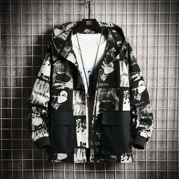 coat trend in spring and autumn 2020 men's fashion brand tooling functional jacket youth leisure top, Black;brown
coat trend in spring and autumn 2020 men's fashion brand tooling functional jacket youth leisure top, Black;brown