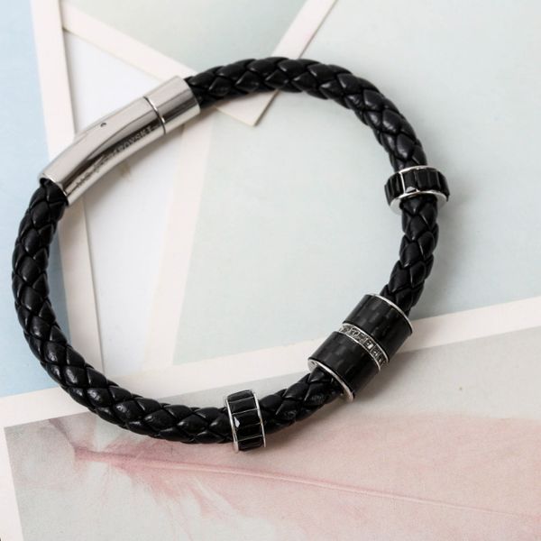 2020 explosions leather cord bracelets for men and women are fashionable, simple and versatile, recommended by couples, Silver
2020 explosions leather cord bracelets for men and women are fashionable, simple and versatile, recommended by couples, Silver
