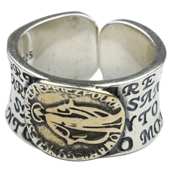 s925 sterling silver vintage virgin mary letter open ring hip hop trend mix and match fashion simple style accessories ins
s925 sterling silver vintage virgin mary letter open ring hip hop trend mix and match fashion simple style accessories ins