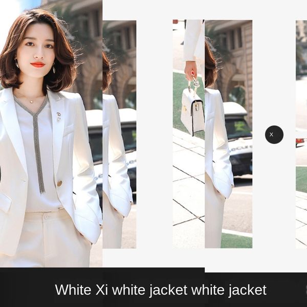 high grade imitation acetic acid fabric new fashion pants casual temperament women's ol suit suit uniform pants set cwt7h, Gray
high grade imitation acetic acid fabric new fashion pants casual temperament women's ol suit suit uniform pants set cwt7h, Gray