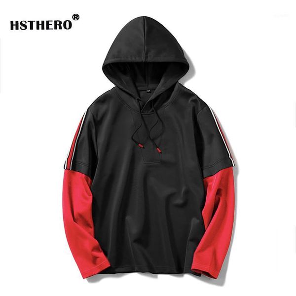 fashion false two piece men hoodie casual loose men's hoodies sweatshirt coat spring autumn students mens jacket new, Black
fashion false two piece men hoodie casual loose men's hoodies sweatshirt coat spring autumn students mens jacket new, Black