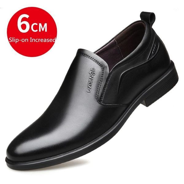 dress shoes 2021 height increasing 6cm men business classic wedding formal quality genuine leather elevator1, Black
dress shoes 2021 height increasing 6cm men business classic wedding formal quality genuine leather elevator1, Black