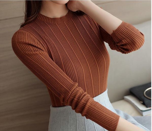 fashion women autumn winter sweaters elastic slim warm tight bottoming sweater women elegant knitted pullover drop shipping, White;black
fashion women autumn winter sweaters elastic slim warm tight bottoming sweater women elegant knitted pullover drop shipping, White;black