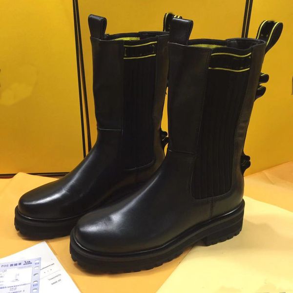 2020 luxury fashion designer half martin boots women chunky heel platform knight motorcycle genuine leather boots stretch fabric shoes, Black
2020 luxury fashion designer half martin boots women chunky heel platform knight motorcycle genuine leather boots stretch fabric shoes, Black