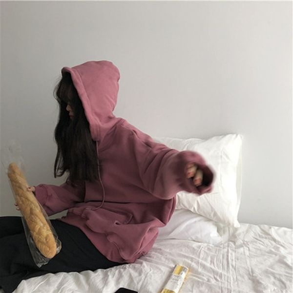ins super women's 2019 autumn coat sweatersweater sweater new korean style trendy bf loose lazy style student fleece coat axkci, Black
ins super women's 2019 autumn coat sweatersweater sweater new korean style trendy bf loose lazy style student fleece coat axkci, Black