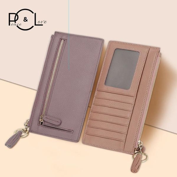 wallets women wallet 2021 genuine leather cowhide long style multifunction simplicity fashion designer luxury coin phone cards purs, Red;black
wallets women wallet 2021 genuine leather cowhide long style multifunction simplicity fashion designer luxury coin phone cards purs, Red;black