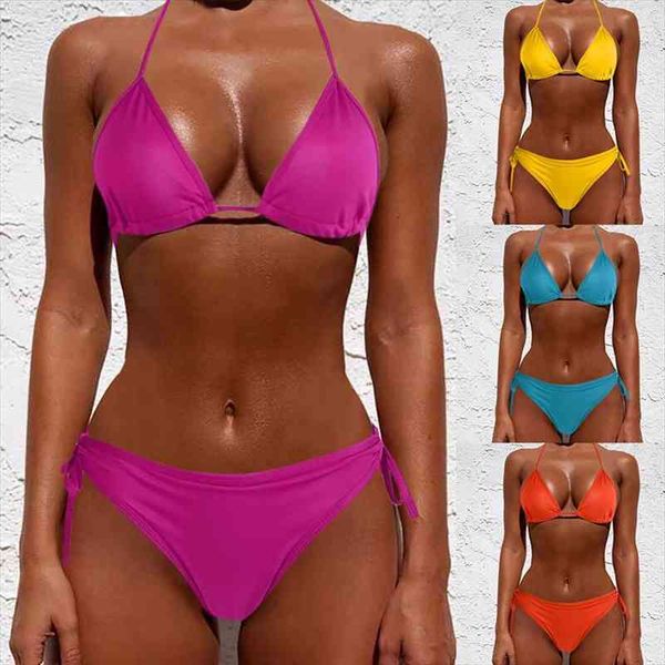 loozykit classic style womens swimsuit solid color bikini three-point swimming suit outdoor summer beach bathing suit, White;black
loozykit classic style womens swimsuit solid color bikini three-point swimming suit outdoor summer beach bathing suit, White;black