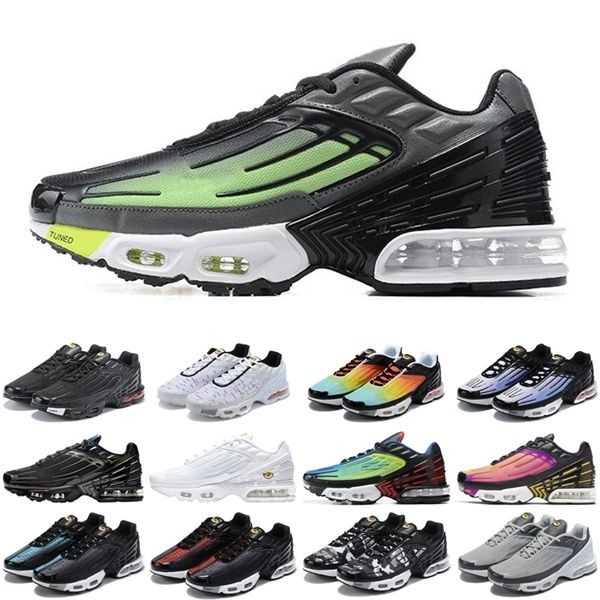 2020 new tn plus 3 men women sport shoes triple white black iridescent parachute pack spider mens trainers sports sneakers runners
2020 new tn plus 3 men women sport shoes triple white black iridescent parachute pack spider mens trainers sports sneakers runners