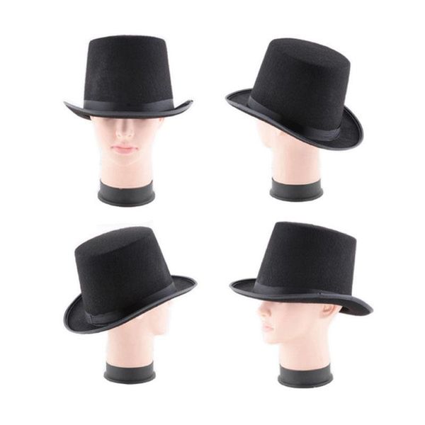 wide brim hats fashion black satin high cap adults kids flat dome for magician costume performance theatrical plays musicals fedora, Blue;gray
wide brim hats fashion black satin high cap adults kids flat dome for magician costume performance theatrical plays musicals fedora, Blue;gray