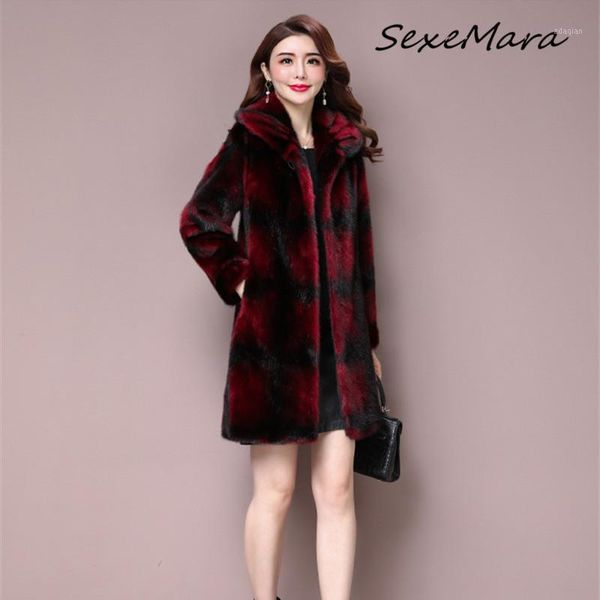 women's fur & faux korean style print patchwork single button women coats 2021 winter elegant collar coats1, Black
women's fur & faux korean style print patchwork single button women coats 2021 winter elegant collar coats1, Black