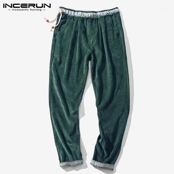 incerun men comfort solid casual corduroy pants warm fashion sport joker trend autumn joggers men stretch elastic trousers 3xl1, Black
incerun men comfort solid casual corduroy pants warm fashion sport joker trend autumn joggers men stretch elastic trousers 3xl1, Black