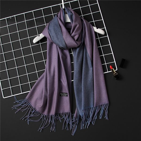 lamaxpa fashion winter cashmere scarf women double sides pashmina shawls and wraps female warm bandana long foulard t200225, Blue;gray
lamaxpa fashion winter cashmere scarf women double sides pashmina shawls and wraps female warm bandana long foulard t200225, Blue;gray