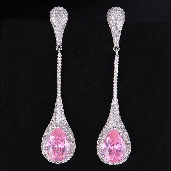 dangle & chandelier missvikki long drop austrian crystal pendant earrings shiny pink yellow romantic color paved full cubic zirconia qua, Silver
dangle & chandelier missvikki long drop austrian crystal pendant earrings shiny pink yellow romantic color paved full cubic zirconia qua, Silver