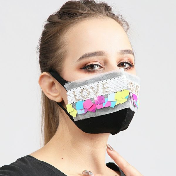 fashion designer face mask mermaid sequin love letter printing silk cotton cloth mouth masks dust proof washable mascherine 6 6lg l2
fashion designer face mask mermaid sequin love letter printing silk cotton cloth mouth masks dust proof washable mascherine 6 6lg l2